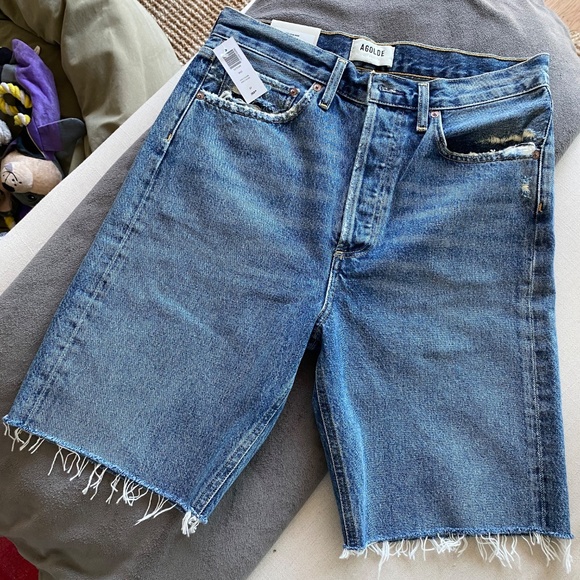 Agolde 90s Denim Shorts - Picture 2 of 4